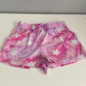 Kids Youth Pink Tie and Die Shorts Size S(7/8)